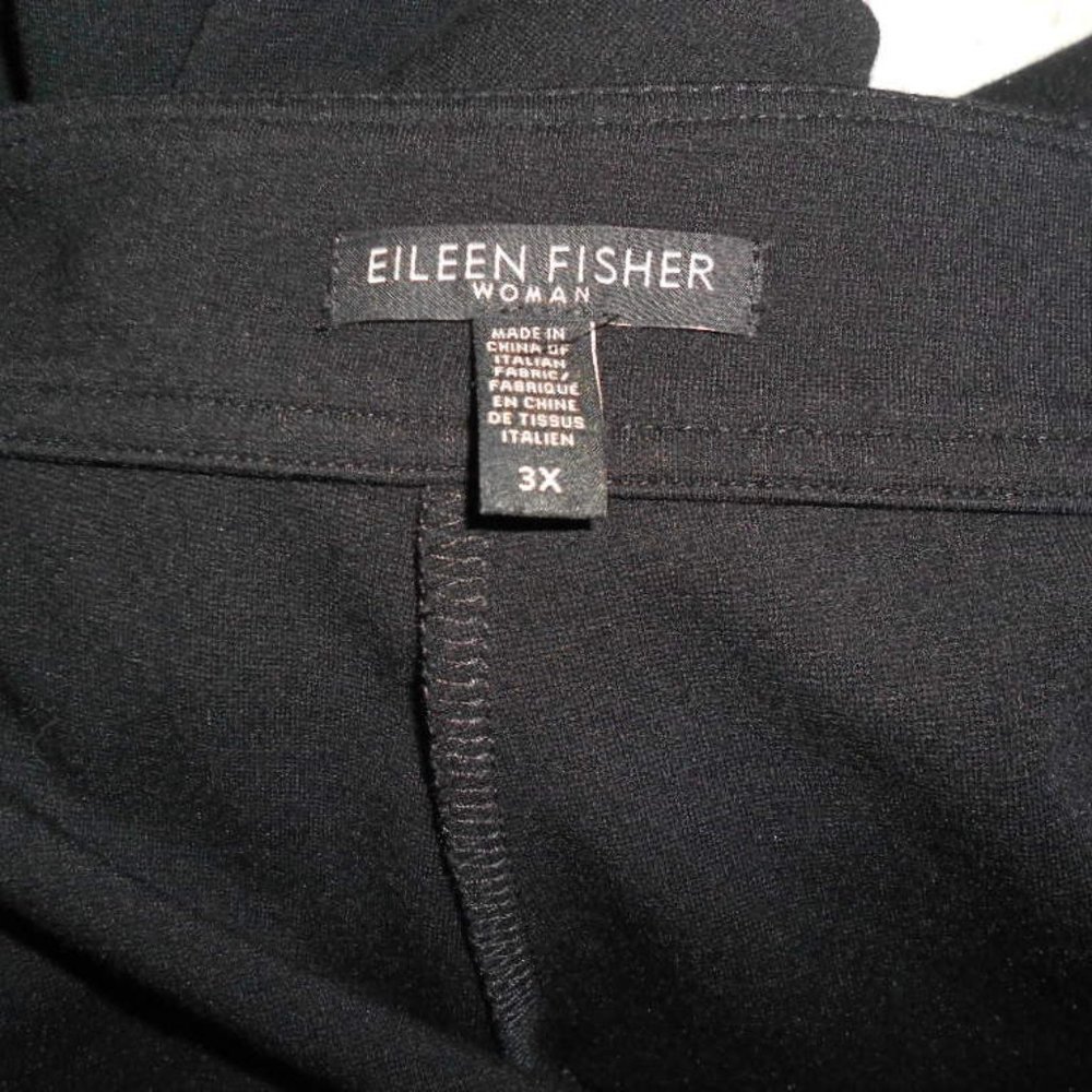 *** SOLD ** Eileen Fisher 3x Black Dress Pants